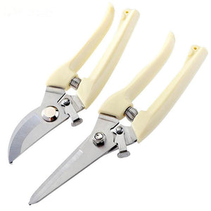 Stainless Steel Garden Scissors Grafting Tool Fruit Tree Pruning Shears Bonsai Pruners Garden Shears Gardening Secateurs Scissor