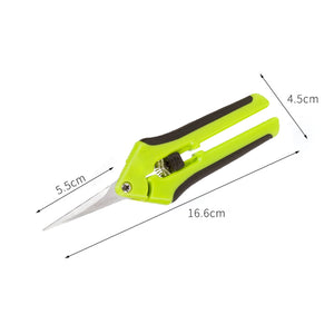 Gardening Tools Garden Pruning Shears Stainless Steel Fruit Picking Scissors Household Potted Trim Weed Branches Small Scissors