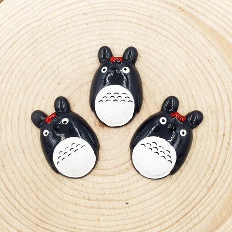 10 Pieces Flat Back Resin Cabochon Kawaii Cartoon Totoro DIY Craft Decoration Embellishments Scrapbooking Accessorises 30mm